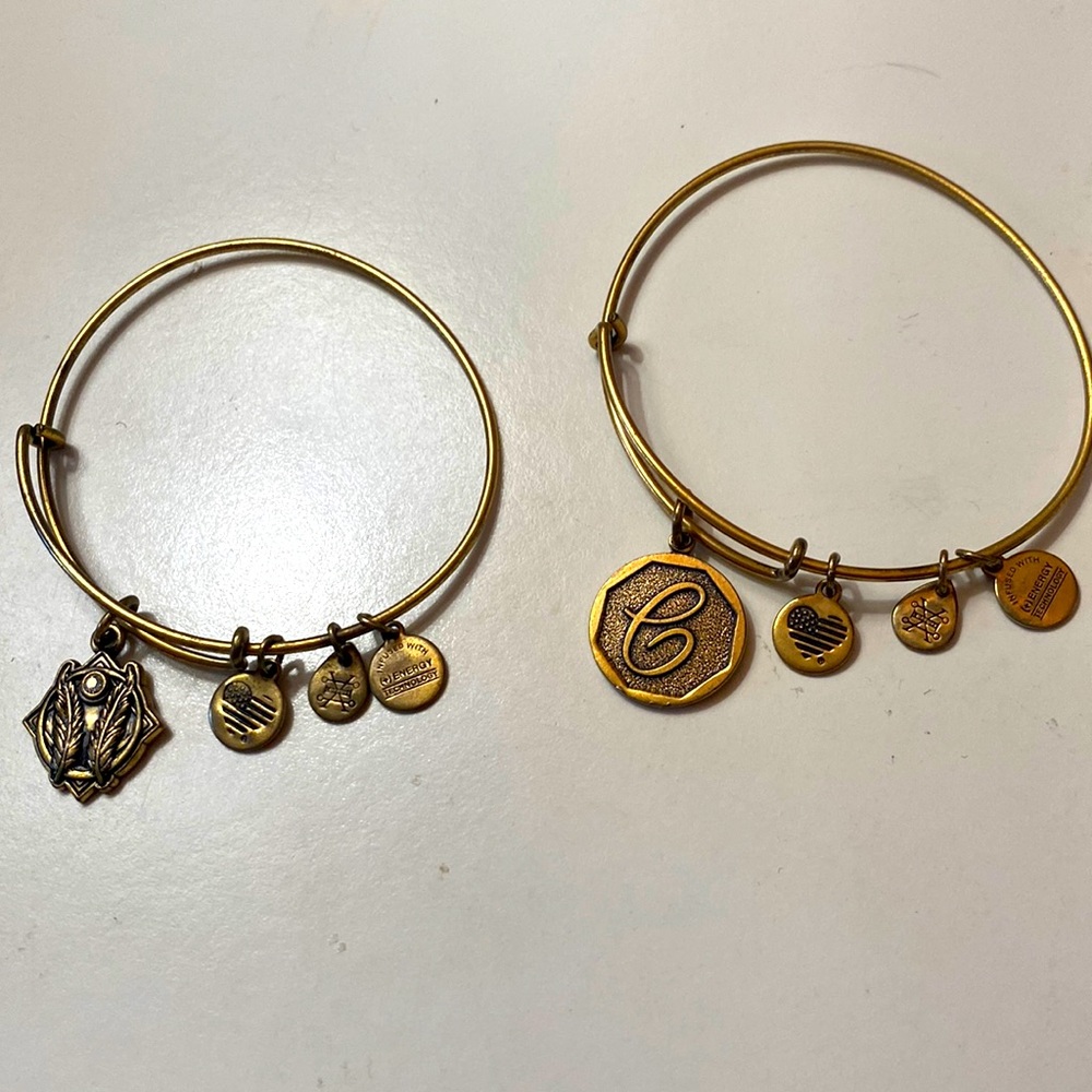 Two Alex and Ani Bracelets